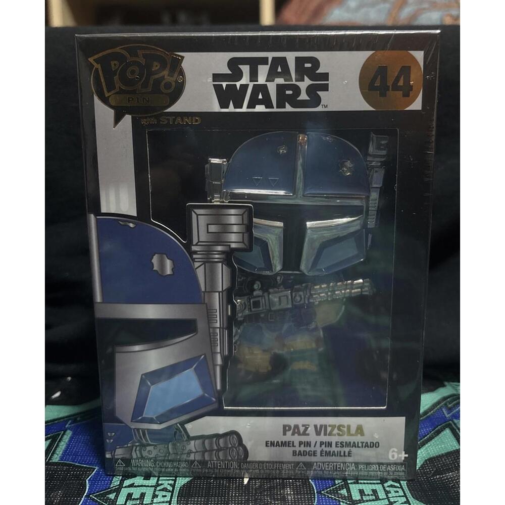 FUNKO POP PIN with Stand Paz Vizsla Star Wars #44
